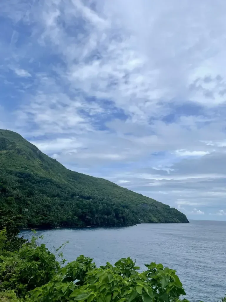 Early morning photo of Mount Vulcan by the Tongatok View Deck