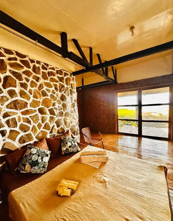 Beautiful view of bungalow beach front room in Playa Del Fuego