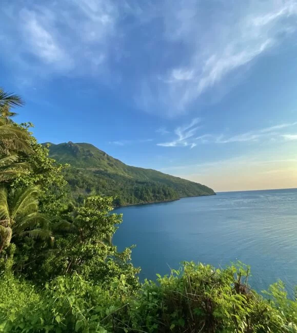 Tongatok view deck captured during sunset in Camiguin Island