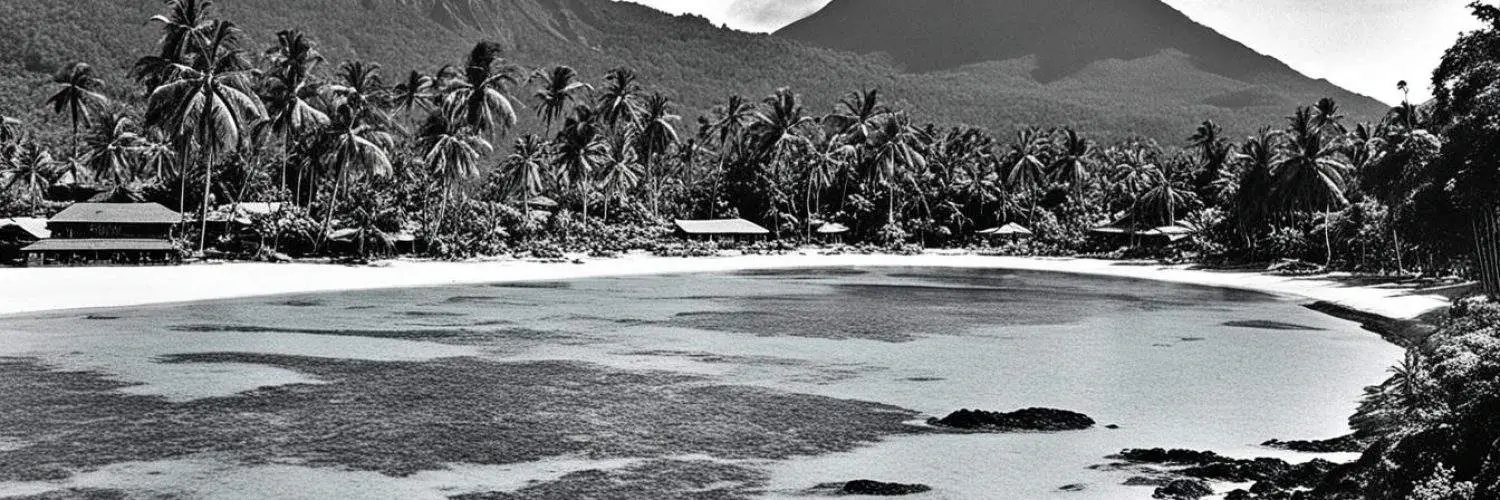 Historical photo of Camiguin Island